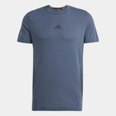 Imagem de Camiseta Adidas Design For Training Masculina, Azul, M