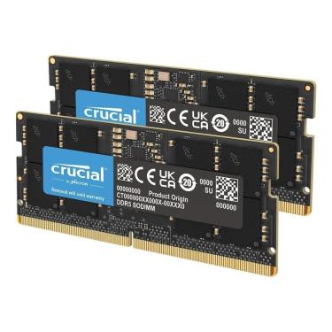 Imagem de Kit 2x16GB Memória RAM DDR5 5600MHz Sodimm Crucial