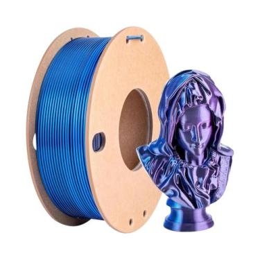 Imagem de Filamento De Impressora 3D Multicolorido Dual/Tri Color 1.75mm PLA Bri