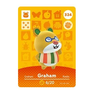 Imagem de Graham - Nintendo Animal Crossing Happy Home Designer Series 4 Amiibo Card - 324