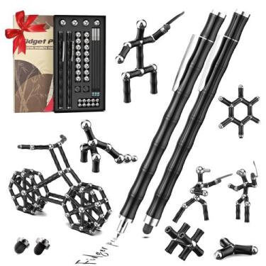 Imagem de Brinquedo Magnetic Fidget Pen KODATEK para adolescentes com design exc