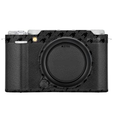 Imagem de X-M5 Adesivo antiarranhões para câmera com película protetora para FujiFilm X-M5 XM5 (tarambola preta + couro preto)