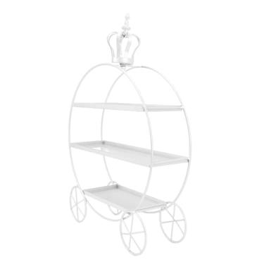 Imagem de YOUTHINK Material de Ferro de Mesa, Exibição Versátil para Bolos, Donuts, Frutas Em Festas de Aniversário e Casamentos 3 Cupcake de 3 Camadas, Suporte de Cupcake de Camadas (Branco)