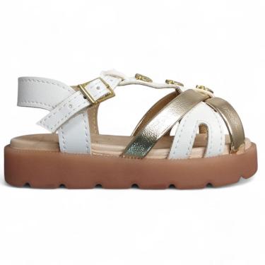 Imagem de Sandália Infantil Led Luz Molekinha Menina Morango 2741.202