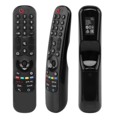 Imagem de MR21GA para controle remoto LG Magic, controle remoto de voz apenas para TVs LG 2021 Smart OLED QNED NanoCell, não para modelos 2018/2019/2020, com 4 botões de atalho (sem função NFC)