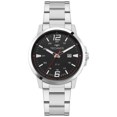 Imagem de Relógio Technos Masculino Racer Basico Prata - 2115UCM/1P