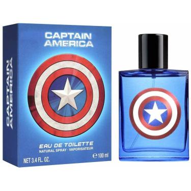 Imagem de Perfume Marvel Captain America EDT 100ml para crianças