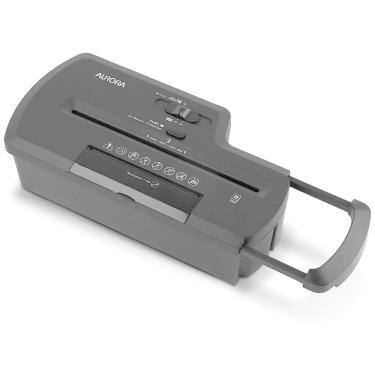 Imagem de Fragmentadora de Papel e Cartões Profissional sem Lixeira, 8 Folhas, Corte em Tiras, 110V, Aurora, Preto