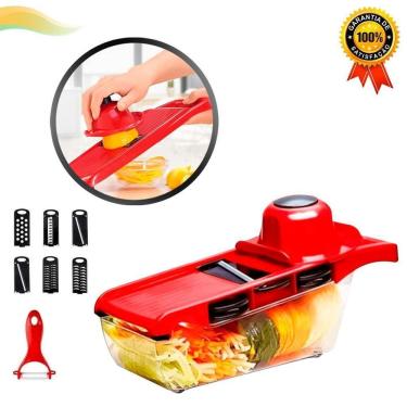 Imagem de Conjunto 6 Em 1 Mandoline Cortador Ralador De Legumes
