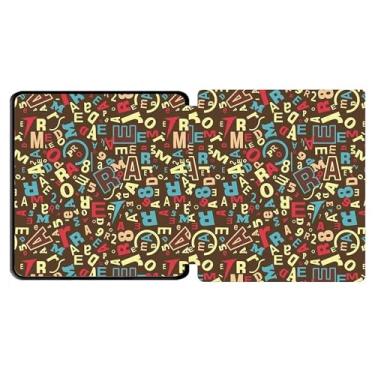 Imagem de GUKSRASO Capa para Kindle Oasis 10ª/9ª Geração 2019/2017 (7", Modelo: S8IN4O/CW24WI) - Capa Protetora Fina e leve de PU para Leitor Eletrônico de 7 Polegadas