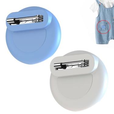 Imagem de Suporte para AirTag para crianças com pino invisível, antiperda, capa leve para rastreador GPS para Air Tag-pacote com 2 capas à prova d'água para crianças, bebês, idosos, bagagem, sapatos, roupas