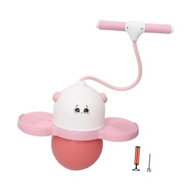 Imagem de menolana Bola de Pogo para Crianças, Brinquedo de Salto Pogo, Esportes, Antiderrapante, Equipamento de Exercício Divertido, Melhora o Equilíbrio e a, Rosa