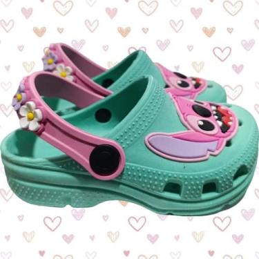 Imagem de Sandália Infantil Feminina Babuche Estampa de Bichinho Fofo Leve e Con