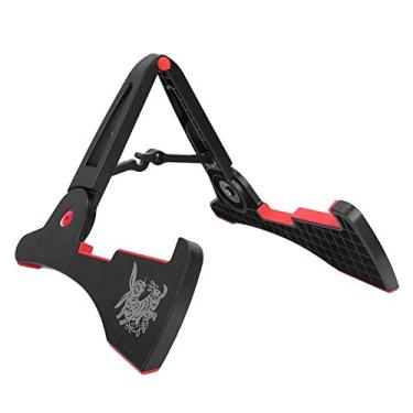 Imagem de RiToEasysports Suporte de Suporte de Guitarra Compacto Aframe Acessório de Instrumento Portátil, Material ABS Durável, Design de Base Antiderrapante, Adequado para Guitarristas, Cor Preta