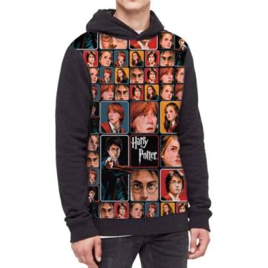 Imagem de Moletom Com Capuz Harry Potter Ref:391 - smoke, Preto, M