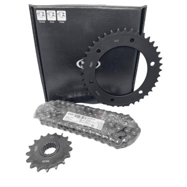 Imagem de KIT RELACAO TRANSMISSAO COMPLETO BMW F800GS ADVENTURE 2013 à 2018 C00219X