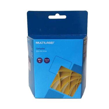 Imagem de Cartucho Amarelo Jato De Tinta Compatível 951xl Multilaser - CO951A