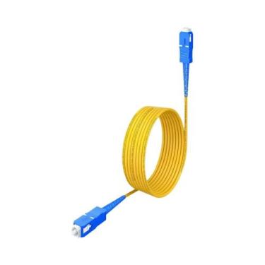 Imagem de Cabo De Fibra Óptica Monomodo SC Para SC UPC SMF 9 125m Insensível À C