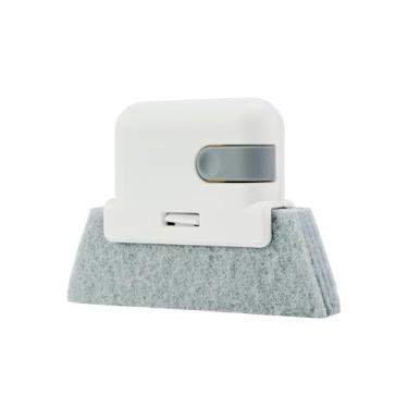 Imagem de Escova de limpeza de janela, limpador de trilhos de porta deslizante, peitoril, linhas de azulejo, obturador, aberturas de carro, teclado, pequenos espaços cinza limpo