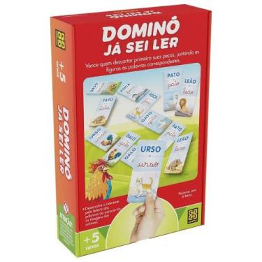Imagem de Brinquedo Domino Já Sei Ler Grow  