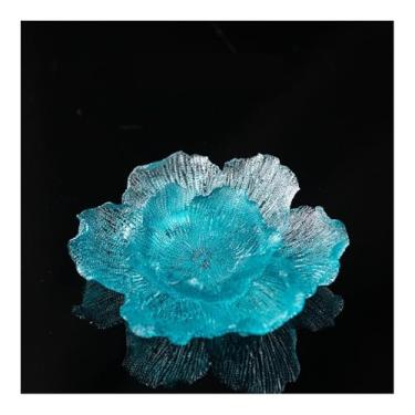 Imagem de Porta-incenso decorativo Queimador de incenso de arame vitrificado feito à mão para suporte de incenso anti-derramamento em bastão para sala de chá(Green)