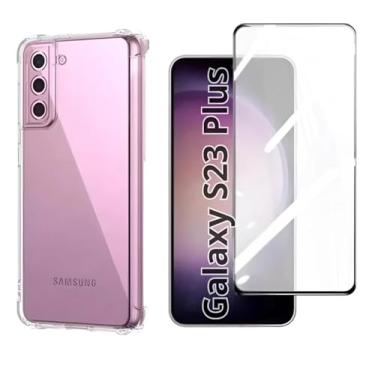 Imagem de Kit Capa Anti Impacto Capinha + Pelicula 3d Para Samsung Galaxy Todos Modelos (Galaxy S23 Plus)