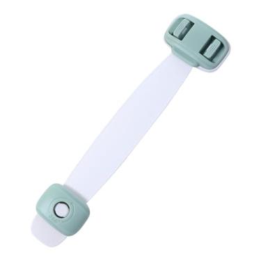 Imagem de Fechadura infantil anticlipe, guarda-roupa, armário, gaveta, porta, armário, proteção, bebê (verde)