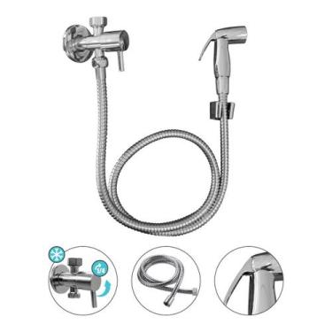 Imagem de Ducha Higiênica Slim Com Derivação - Ideal Para Banheiro - Smart DEPOT