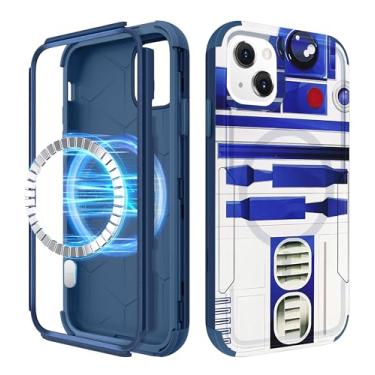 Imagem de LISEVO Capa para iPhone 14, capa para iPhone 13 - Compatível com MagSafe Women Cute Girls Magnetic Protective Phone Cover Boys Design exclusivo resistente à prova de choque Funda para Apple 13/14