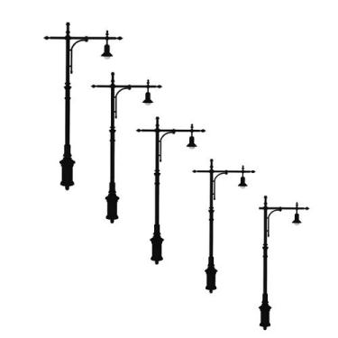 Imagem de Kit de modelos KILOKITS, escala 1/35, 5 peças, decoração de luminária 