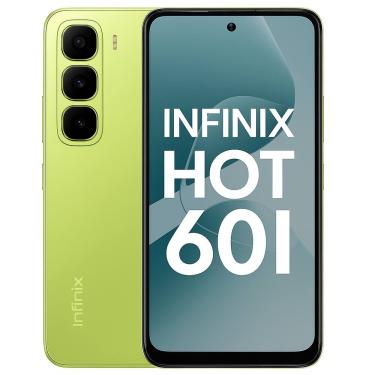 Imagem de Smartphone Infinix Hot 60i, 256GB, 4GB RAM, Tela 6,6, Android 14, Câmera 50MP, Bateria 5000mAh, Dual SIM, Verde
