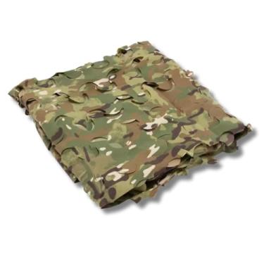 Imagem de Capa Rede de Camuflagem 3x4m Polyripstop – Corte a Laser, Modelo 3D, Leve, Arejada e Resistente para Acampamento, Airsoft, Paintball, Caça, Fotografia e Decoração (MULTICAM)