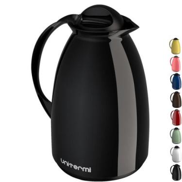 Imagem de Garrafa Térmica 650ml Florença Pequena Com Alça Tampa de Rosca Ampola 