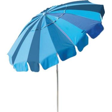 Imagem de Guarda Sol Sky 2,20 m Poliéster Alumínio Grande Azul - Mor