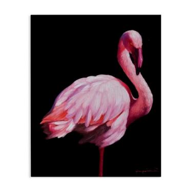 Imagem de Stupell Industries Arte de parede em tela de flamingo elegante e exótica, design de James Corwin, 76 x 61 cm