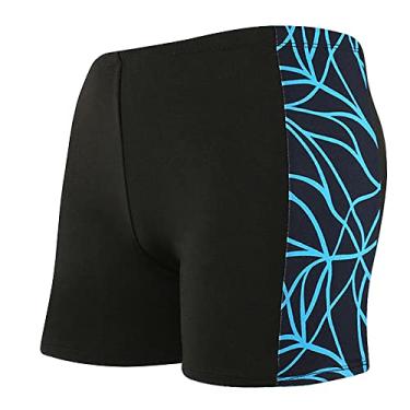 Imagem de Calção de Banho Masculino de Secagem Rápida, Roupa Íntima Espova Com Cordão, Cuecas Boxer Respiráveis de Verão, Cuecas Elásticas, Roupa de Baixo