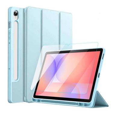 Imagem de Capa Suporte Caneta Para Samsung S10 Lite 10.9 X406 + Vidro