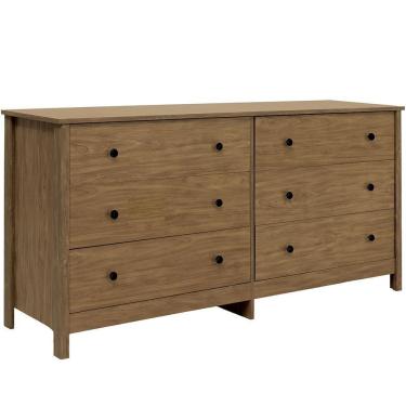 Imagem de Comoda Para Quarto 6 Gavetas 146 Cm Dm221 Diamond Dtall Diamond