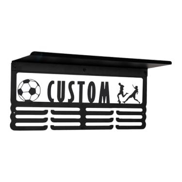 Imagem de UGPLM Suporte para Medalhas com Cabide, Expositor de Medalhas, Prateleira Prática de Parede para Armazenamento de Medalhas e Troféus de Softbol, ​​Caratê e