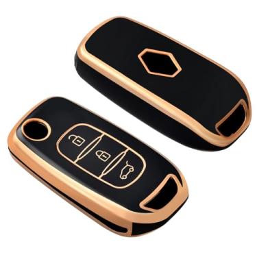 Imagem de Capa protetora para chave de carro para Renault Captur Megane Sandero Stepway Logan Clio 5 2022 Arkana 2020 2021 Kwid 2023