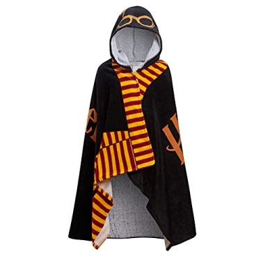 Imagem de Harry Potter Toalha com capuz 100% algodão poncho infantil toalha de banho Hogwarts toalha de praia envoltório de natação mudança de saída