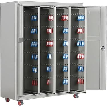 Imagem de Porta-chaves Suporte de parede, armário de chaves, cofre de chave, loja de carro, caixa de gerenciamento de chaves montada na parede, pátio, jardim, armário de chave de metal (400)