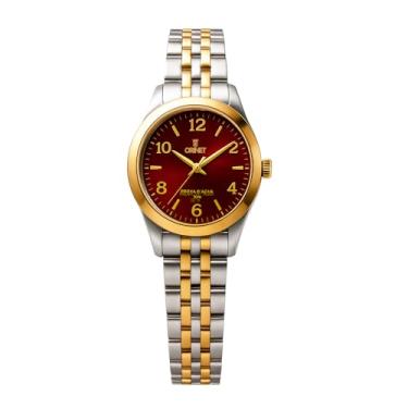 Imagem de Relógio Feminino Orinet Original A Prova D Agua Prata/golden (Prateado/Dourado-Vermelho)