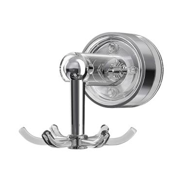 Imagem de Cabide de utensílios – Gancho giratório para utensílios de cozinha, organizador adesivo com rotação de 360 graus para organização doméstica utensílios de cozinha embaixo do armário toalha de chaves de