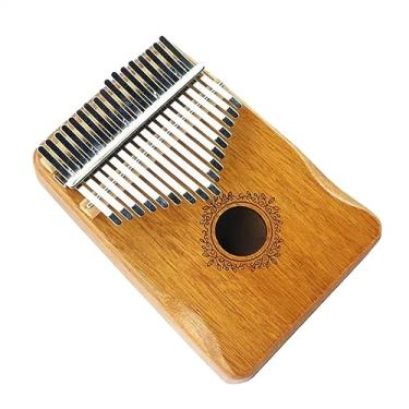 Imagem de Piano de polegar 17 teclas portátil Kalimba piano de dedo com capa protetora à prova d'água e martelo de afinação