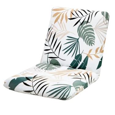 Imagem de GZYLCH Capa universal dobrável para cadeira de jogos, capa elástica ajustável para cadeira de chão, capa protetora lavável para sala de estar, W