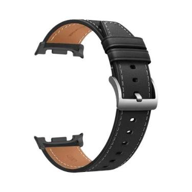 Imagem de Pulseira De Couro Para Samsung Galaxy Watch 44mm 40mm Clássica 46mm Co