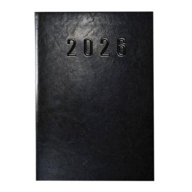 Imagem de Agenda Executiva 2026 168 Folhas Preto - Kit