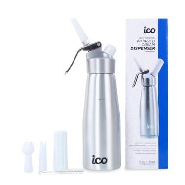 Imagem de Dispensador de chantili profissional para deliciosos chantilis, molhos, sobremesas e licores infundidas – usa cartuchos N2O de 8 g (500 ml, 1 litro)