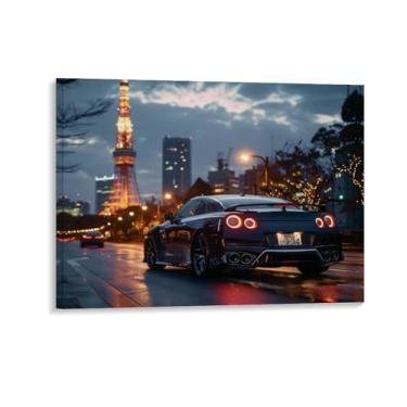 Imagem de HouLaiZhe R35 Esportes Noite Torre de Tóquio Pôsteres Tela Estética Sala Decoração de Parede Impressões Galeria Sala Decoração de Parede para Quarto Sala de Estar Escritório 20 x 26 polegadas (50 x 65